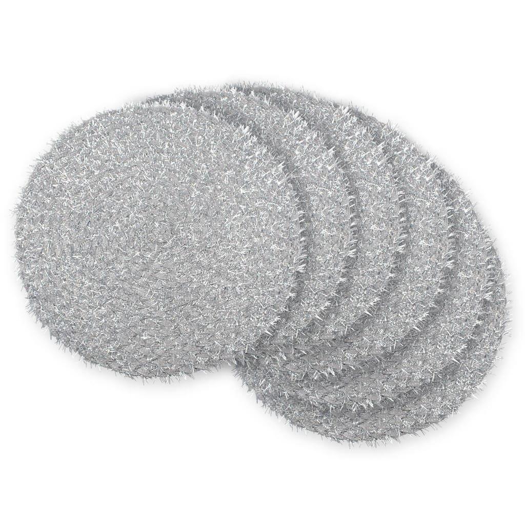 DII Woven Tinsel Placemat Set of 6