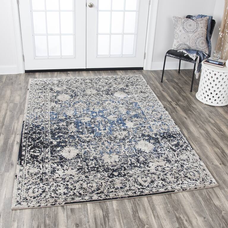 Alora Decor Swagger Taupe Motif Area Rug - 3'3" x 5'3"