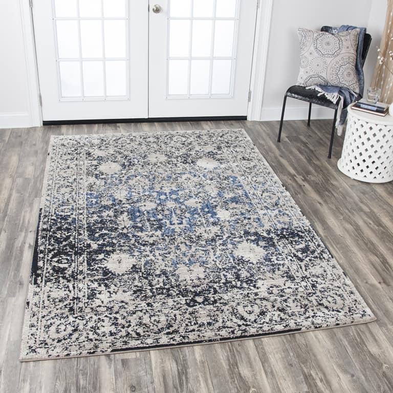 Alora Decor Swagger Taupe Motif Area Rug - 3'3" x 5'3"