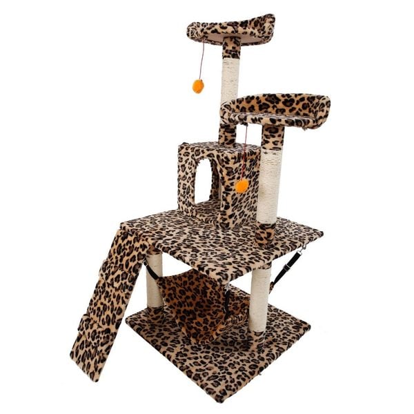 Leopard print hot sale cat tree