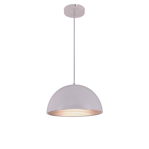 Living District Circa Collection White Pendant