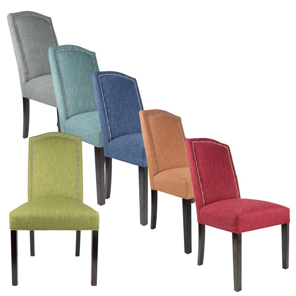 colorful fabric dining chairs