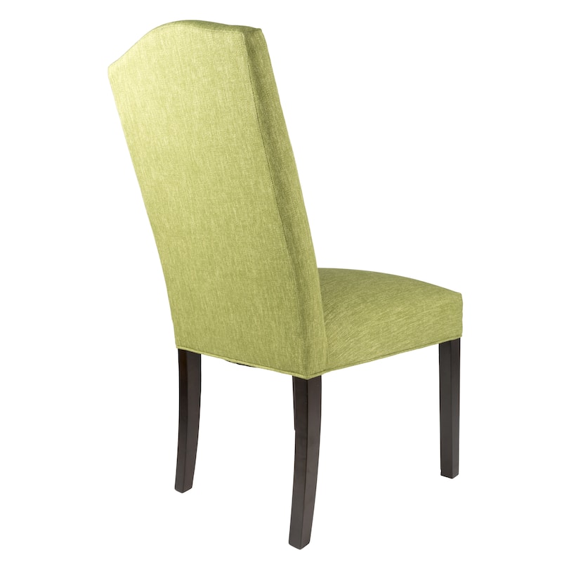 Camel Back Upholstered Fabric Dining Chair (set of 2) - 21 inches w. x 26 inches d. x 42 inches h