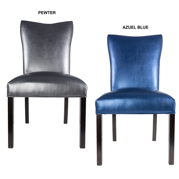 blue vinyl dining chairs