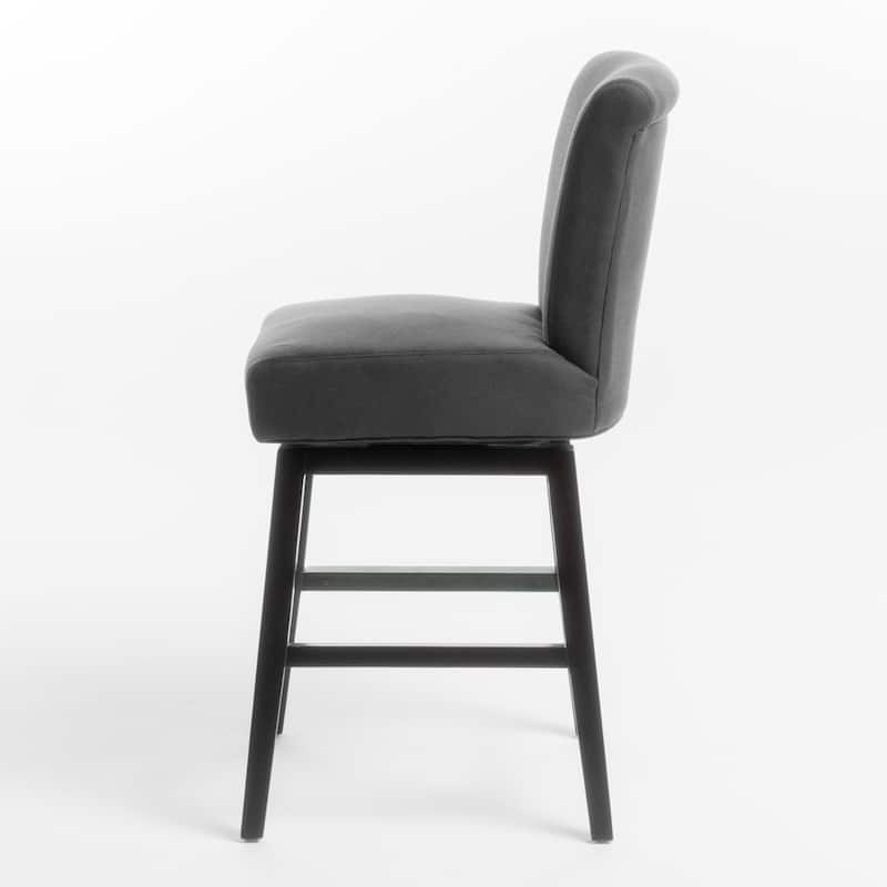 Tracy 32-inchFabric Swivel Barstool by Christopher Knight Home