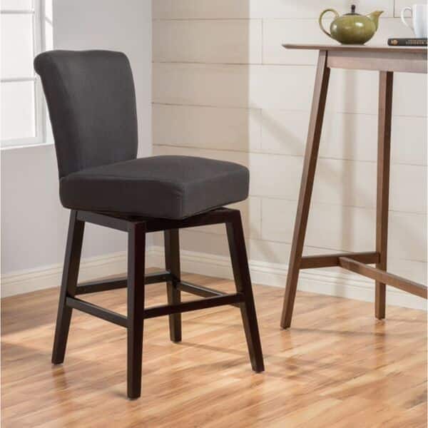 Tracy 28-inch Fabric Swivel Counter Stool by Christopher Knight Home