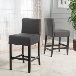 Portman 38-inch Fabric Backed Counter Stool (Set of 2) by Christopher Knight Home