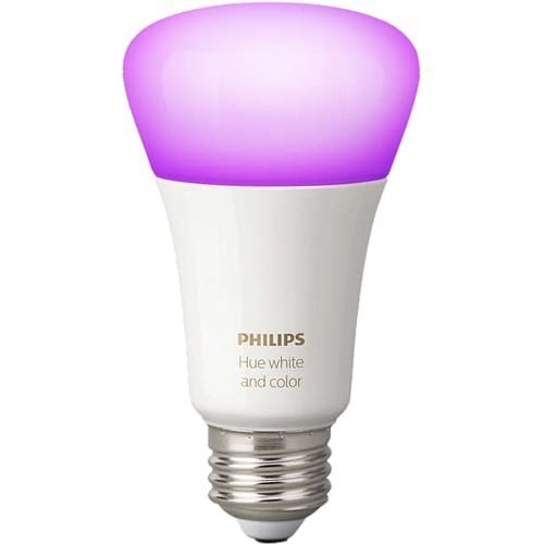 par håndjern skrot Philips Hue White and Color Ambiance A19 Single LED Bulb - Overstock -  16163129