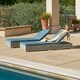 Corvus Outdoor Wicker Adjustable Chaise Lounges with Cushions (Set of 2) - Thumbnail 9