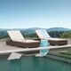 Corvus Outdoor Wicker Adjustable Chaise Lounges with Cushions (Set of 2) - Thumbnail 4