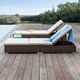 Corvus Outdoor Wicker Adjustable Chaise Lounges with Cushions (Set of 2) - Thumbnail 10