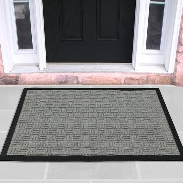 Shop Dirtoff Loop Carpet Natural Rubber Door Mat On Sale Free