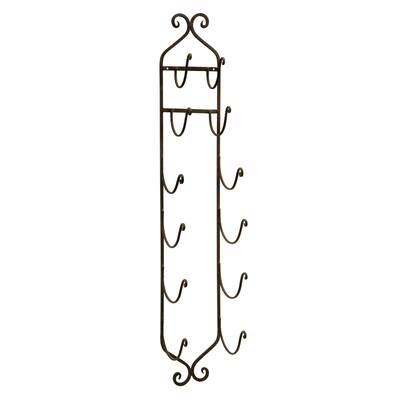 Benzara Splendid Rustic Towel/Wine Rack