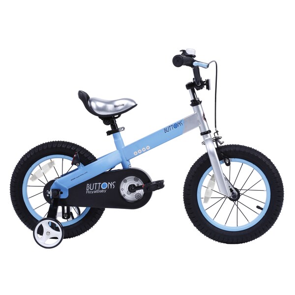 Buttons Kids Bike, 18 inch wheels, Matte Blue