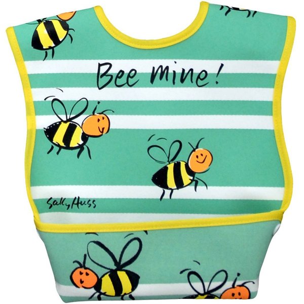 Dexbaby Large Waterproof Dura-Bib 4-Pack White