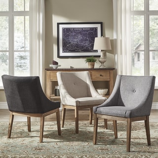 jourdan linen sloped arm hostess chair