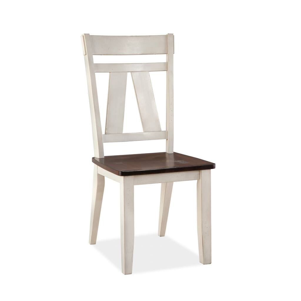 Winslow Splat Two-tone Side Chair