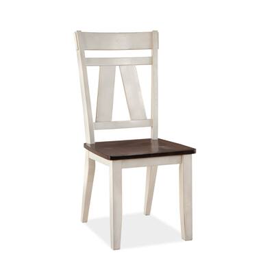 Winslow Splat Two-tone Side Chair