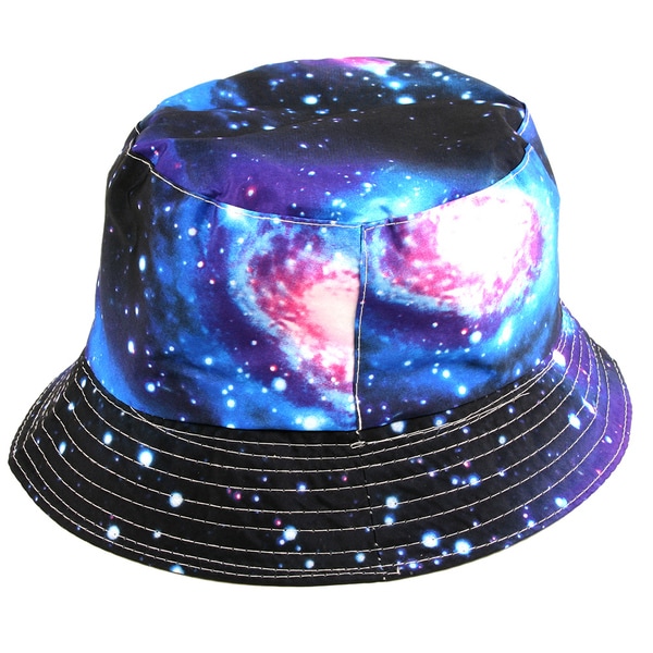 blue galaxy bucket hat