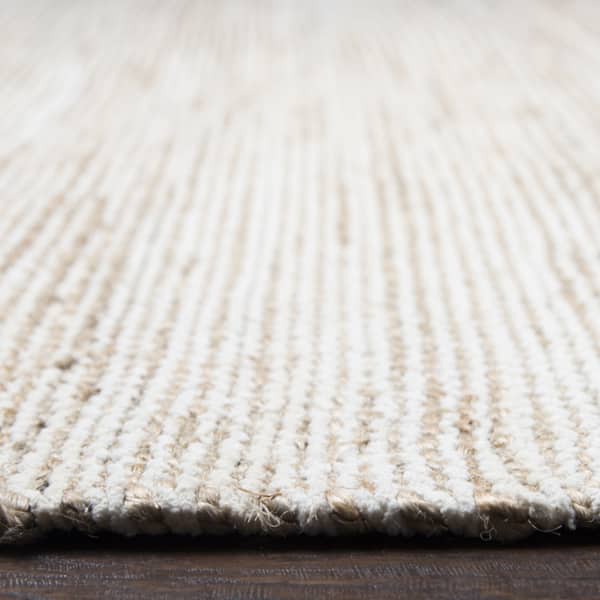 Rizzy Home Wynwood Ivory Colored Cotton Jute Hand Woven Wynwood Ivory Colored Cotton Jute