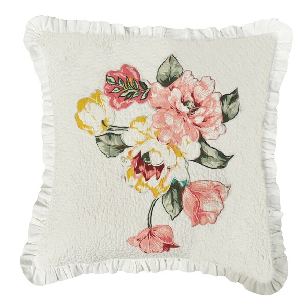 Annie Quilted Decorative Throw Pillow