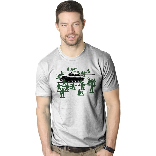 Shop Little Green Army Men T Shirt Funny Graphic Shirts ...