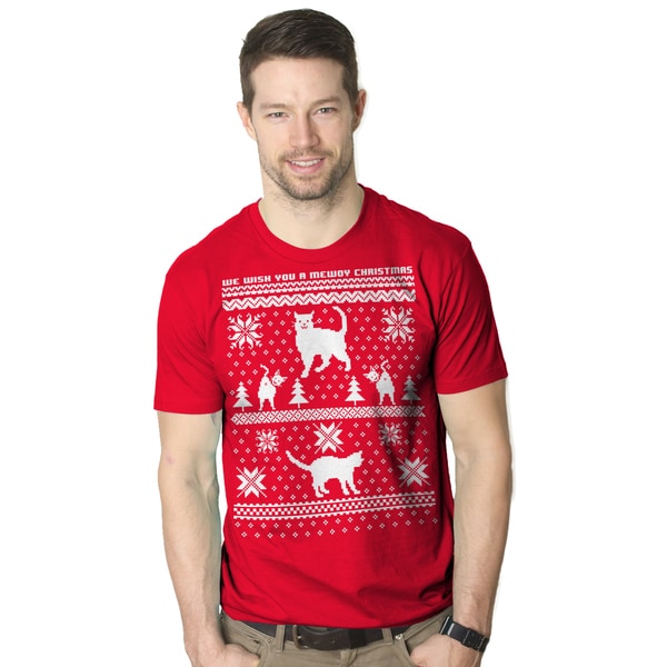 cat xmas shirt