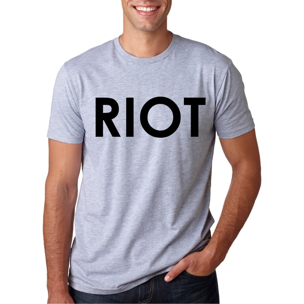 Riot T-Shirt Funny Vintage Style T Shirt Classic Comedy TV Tee