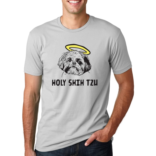 Holy Shih Tzu T Shirt Funny Dog Pun Swear Word Tee