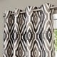 preview thumbnail 7 of 10, The Curated Nomad Auburn Heavy Faux Silk Jacquard Lined Curtain Panel