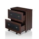 preview thumbnail 7 of 7, Rele Vintage Walnut 2-Drawer File Cabinet by Furniture of America