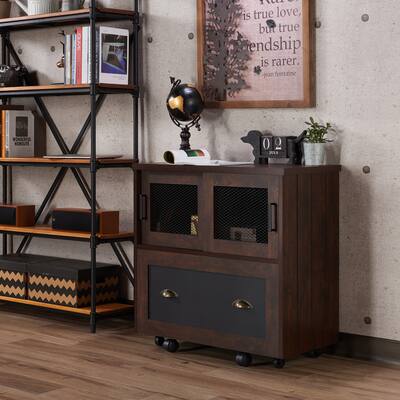 Black Rustic Filing Cabinets File Storage Shop Online At