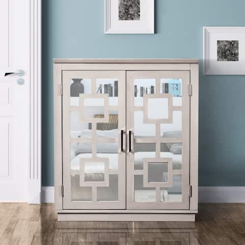 Furniture of America Razi Contemporary Grey 32-inch Hallway Cabinet