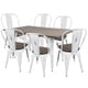 preview thumbnail 5 of 14, LumiSource Oregon Industrial Farmhouse 7-Piece Dining Set