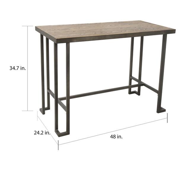 dimension image slide 0 of 2, Carbon Loft Arturio 5-piece Industrial Counter Height Dining Set