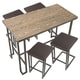 preview thumbnail 5 of 15, Carbon Loft Arturio 5-piece Industrial Counter Height Dining Set