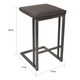 preview thumbnail 15 of 15, Carbon Loft Arturio 5-piece Industrial Counter Height Dining Set