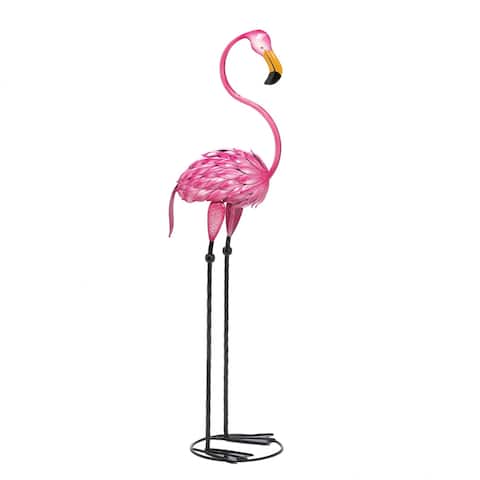 Koehler Home Decor Tropical Tango Flamingo Statue