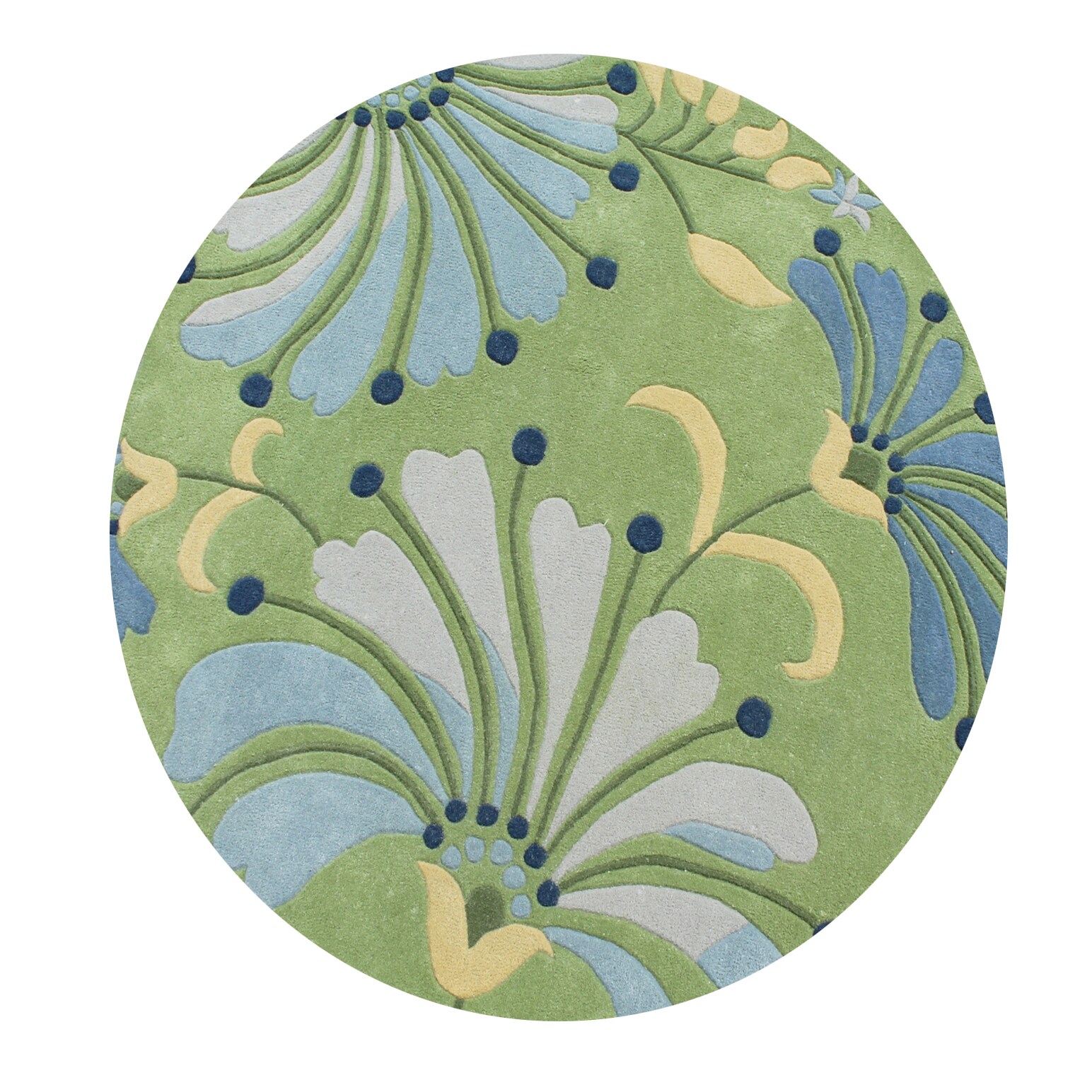 Eastern Colors Light Green New Zealand Blend Wool Handmade Colors Light Green New Zealand Blend