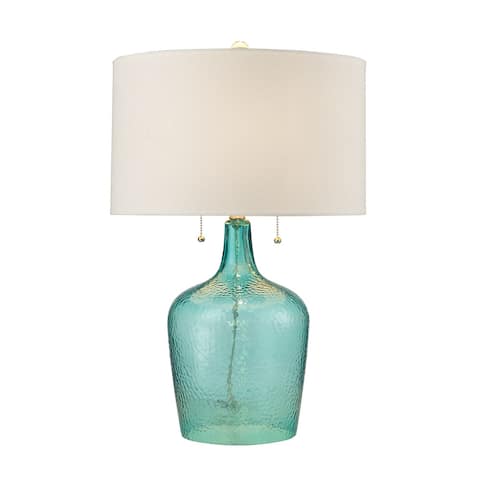 Dimond Lighting Hatteras Hammered Glass Table Lamp