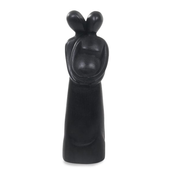 Wood Statuette, 'Our Baby'