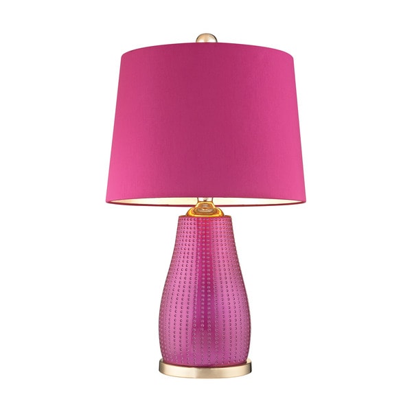 Dimond Lighting Brigitte Table Lamp with Pink Shade