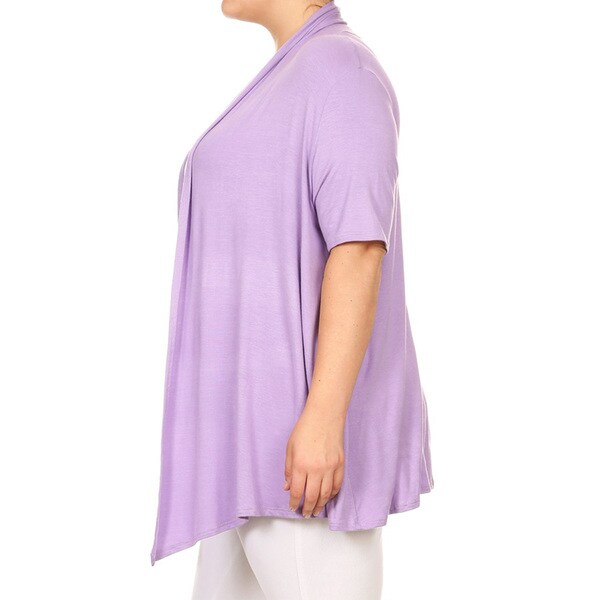 plus size lavender cardigan