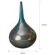 preview thumbnail 6 of 4, Madison Park Signature Aurora Handmade Rainbow Glass 3-piece Vase Set
