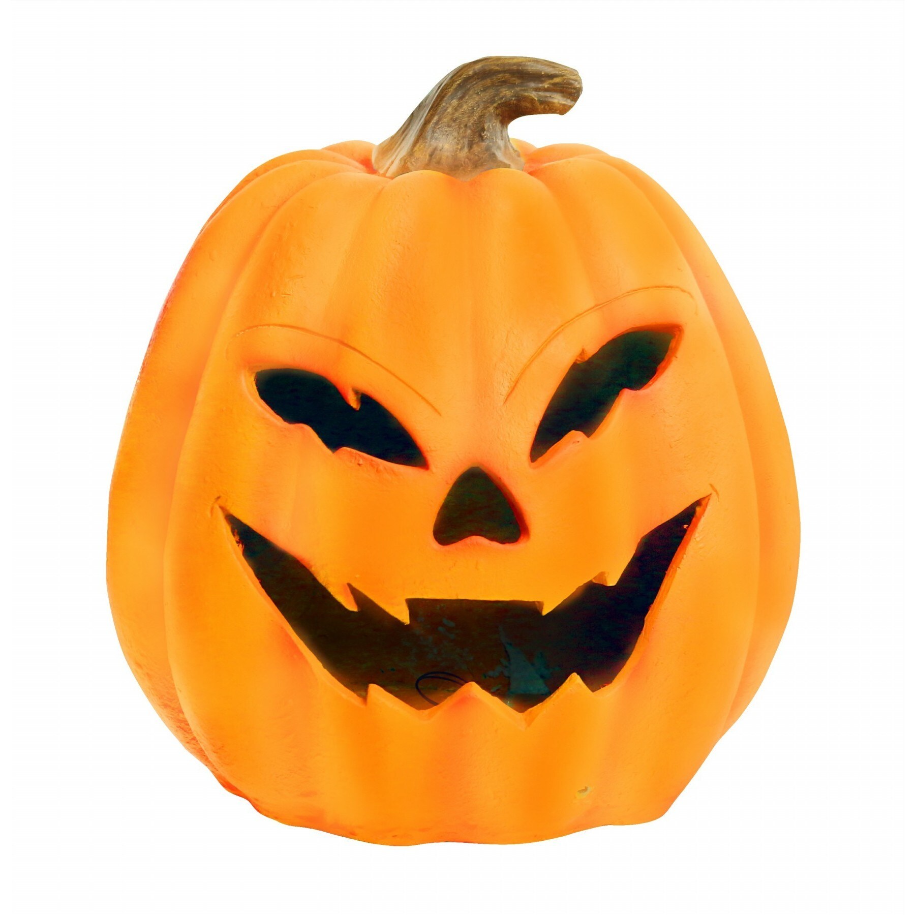 Shop Alpine Motion Activated Pumkin With Yellow Leds 17 Inch Tall
