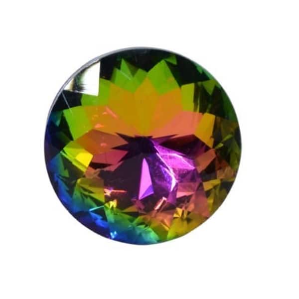 Shop Multi Color Crystal Glass Knob Drawer Pull Cabinet Pull
