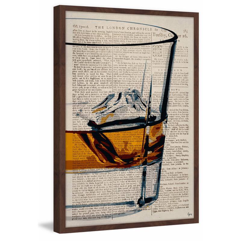 'One Cube' Framed Painting Print