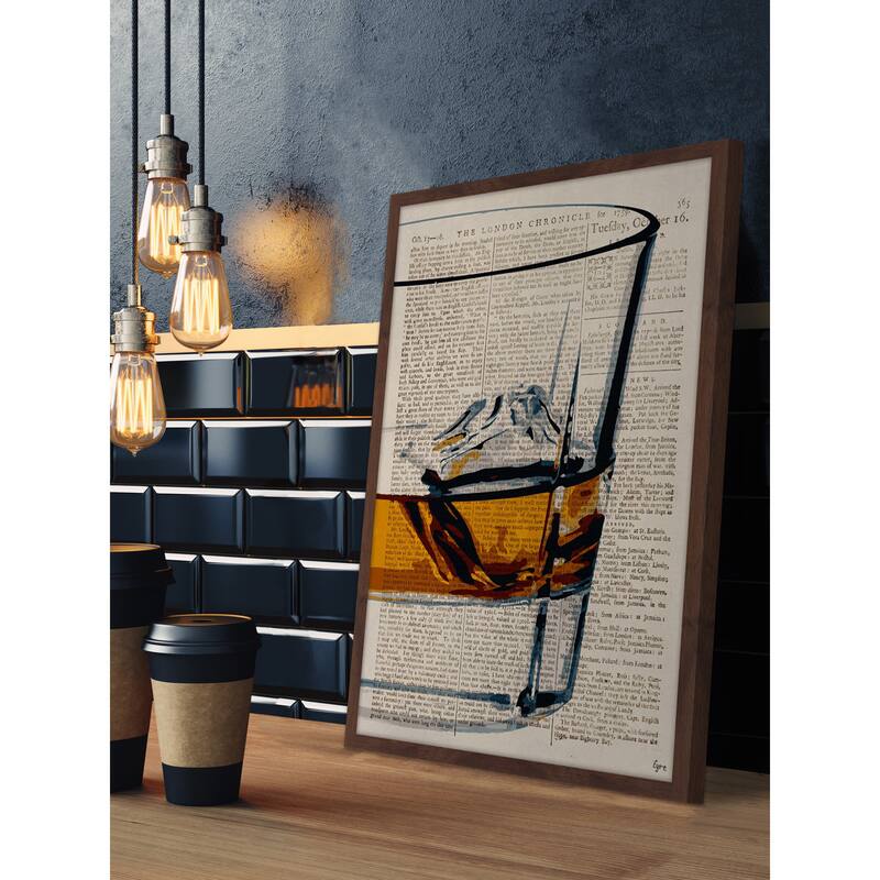 'One Cube' Framed Painting Print