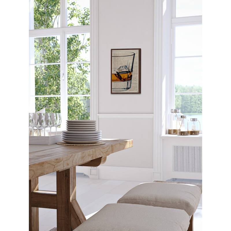 'One Cube' Framed Painting Print