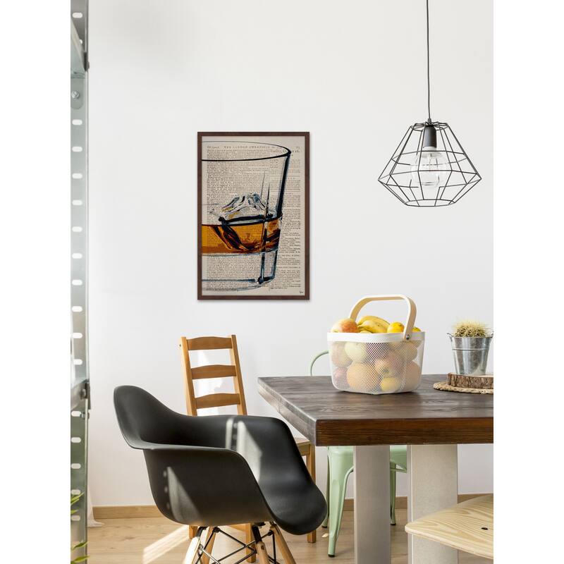 'One Cube' Framed Painting Print